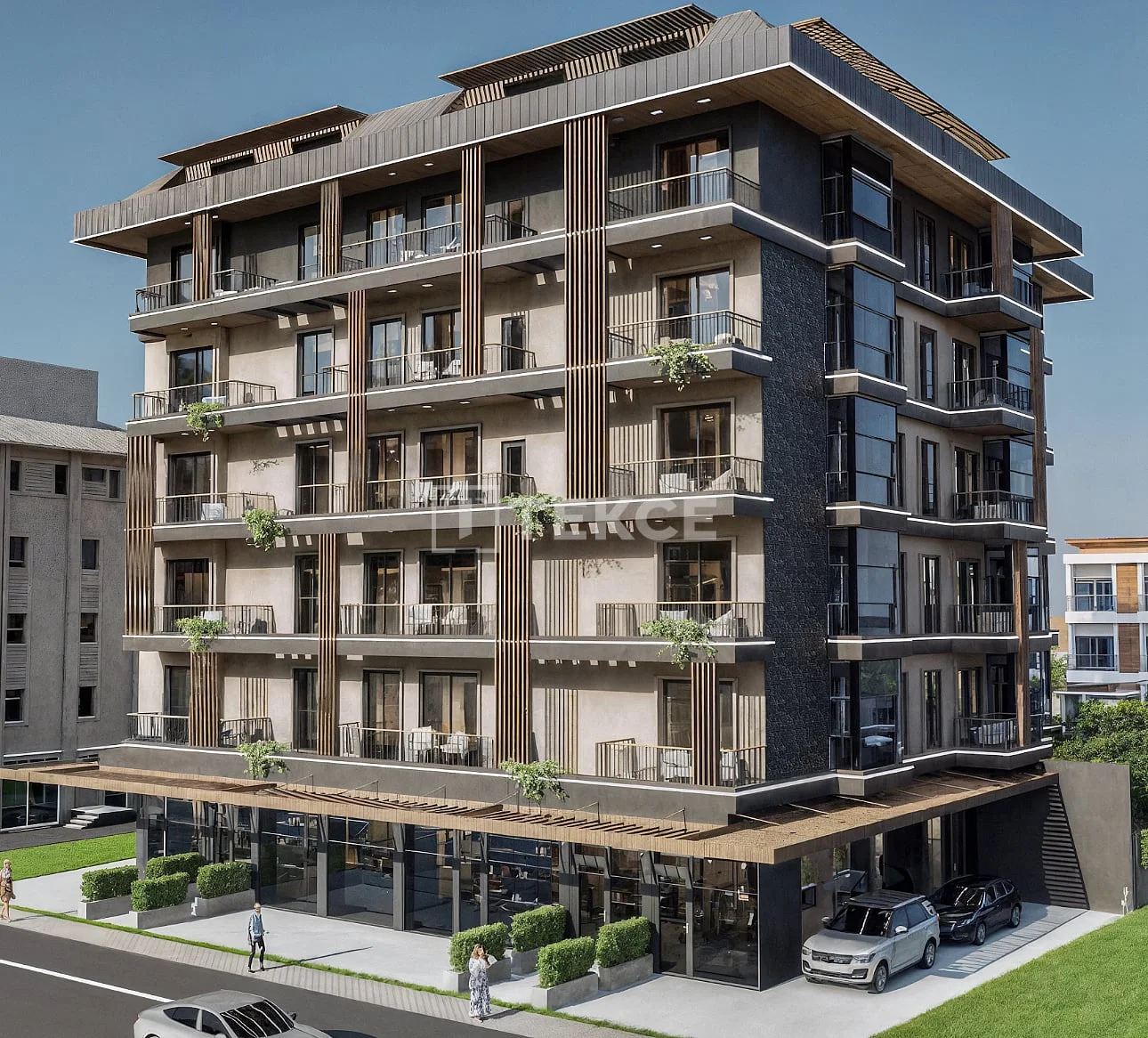 2-Bedroom Apartment with Balcony and Terrace in Alanya, 500 m from the Sea