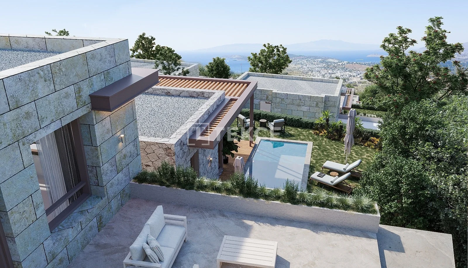 4-Bedroom Villa with Sea and City Views in Bodrum, photo 5
