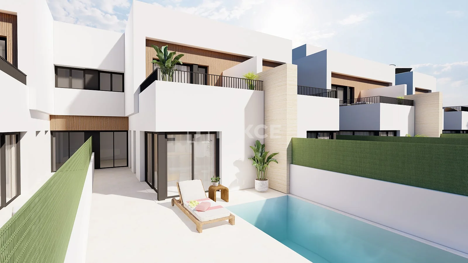 3-Bedroom Townhouse with Private Pool and Garden in Murcia