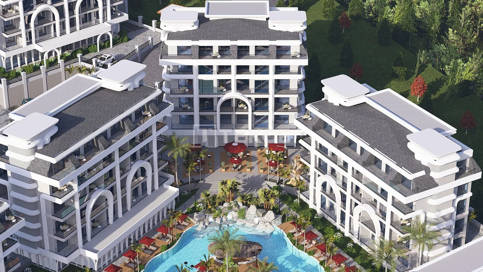 1-Bedroom Apartment with Sea and City Views in Kestel, Alanya, photo 3