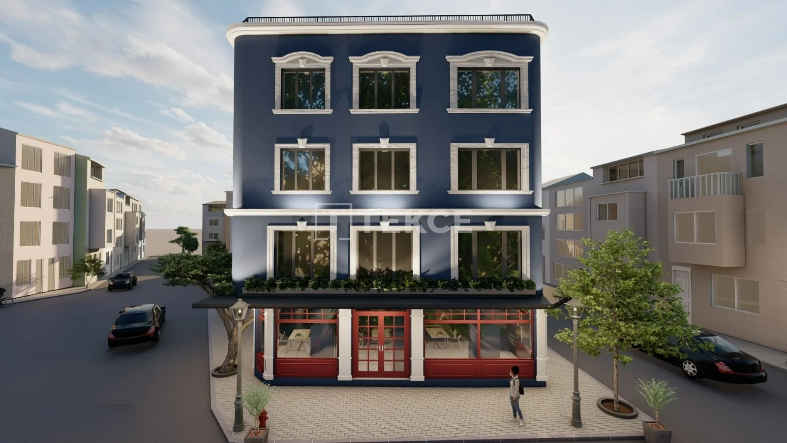 4-Story Commercial Building with Cafe in Fatih, Istanbul