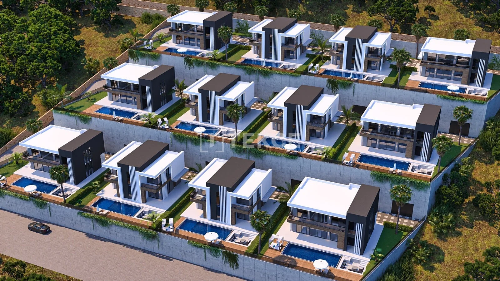 4-Bedroom Villa with Private Pool and Smart Home in Kargicak, Alanya