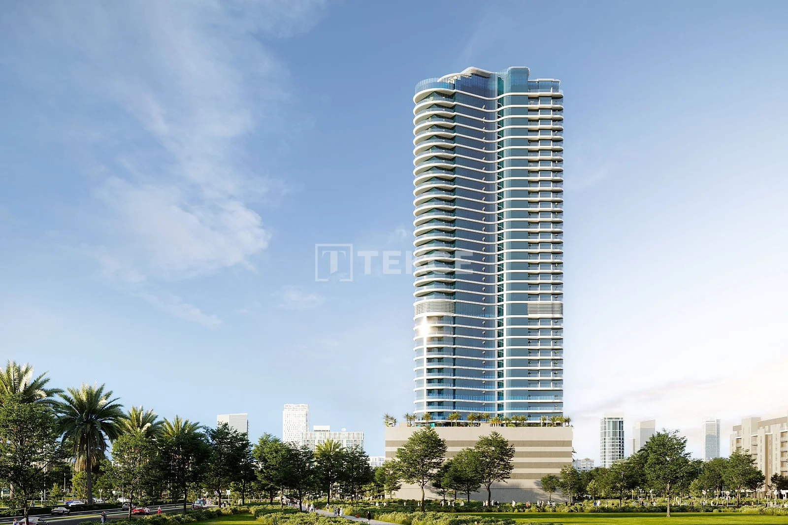 3-Bedroom Apartment with Private Pool in Jumeirah Village Circle, Dubai
