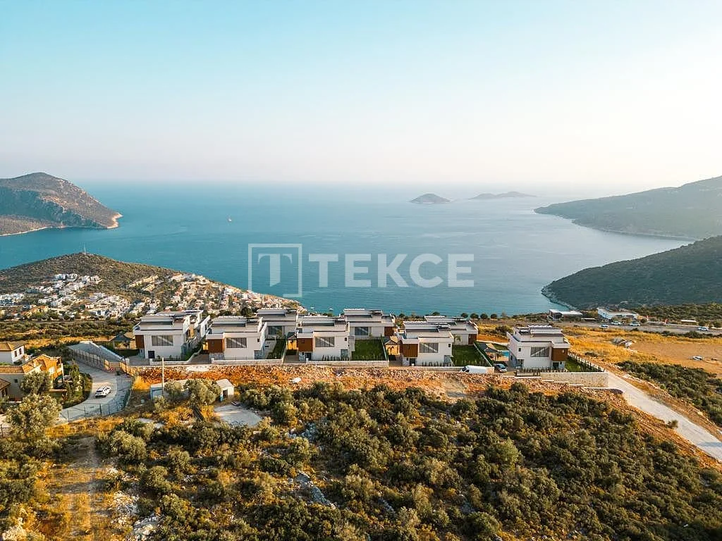 Вилла 5 комнат (4 спальни) с бассейном и видом на море в Каше, фото 2