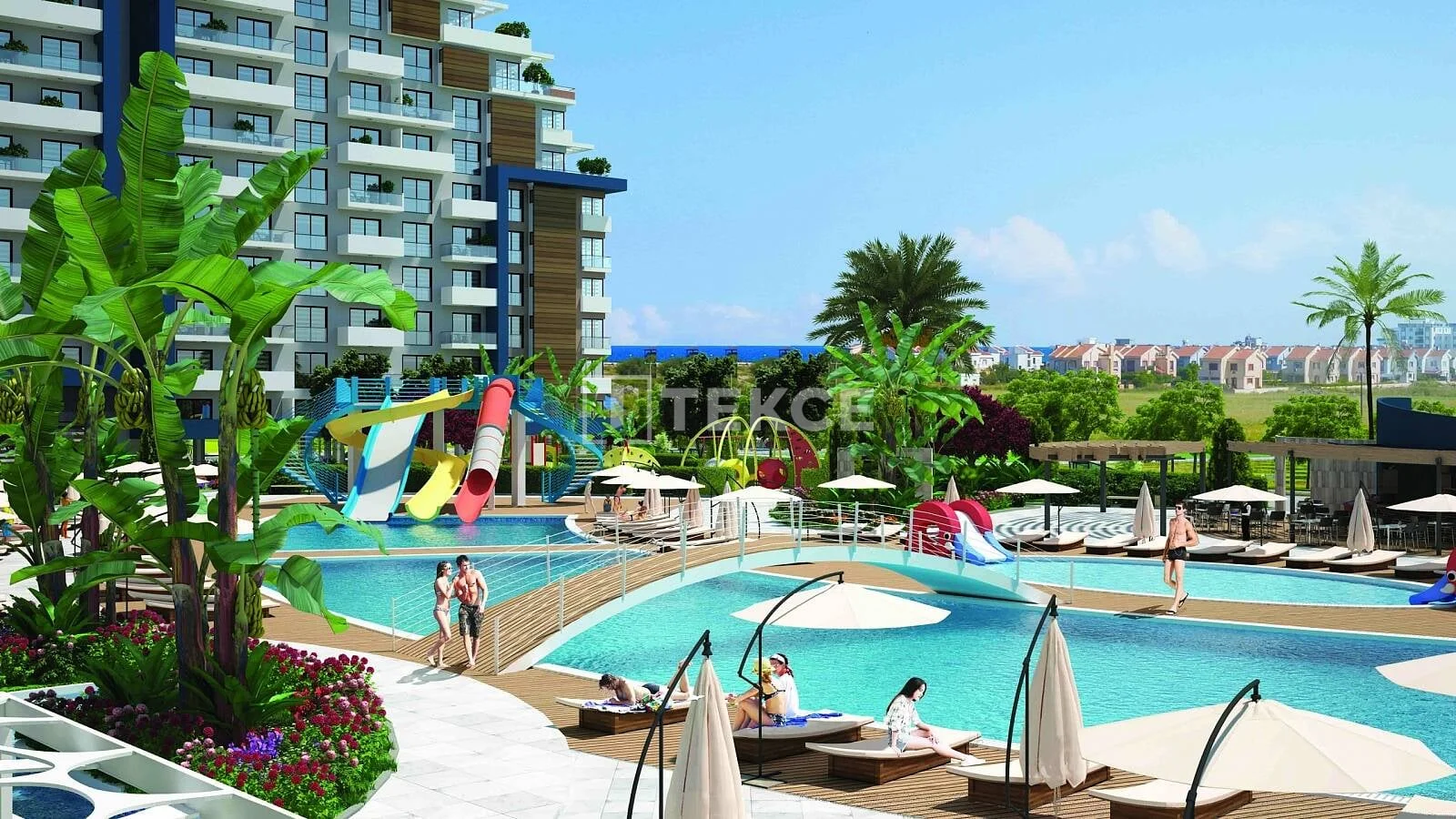 2-Bedroom Apartment with Sea View in Iskele, Cyprus