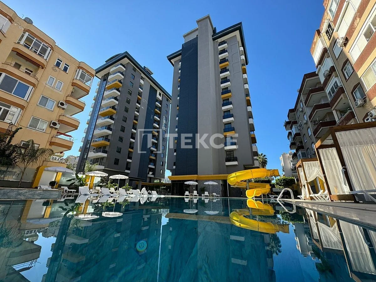 1-Bedroom Apartment with Sea View in Mahmutlar, Alanya