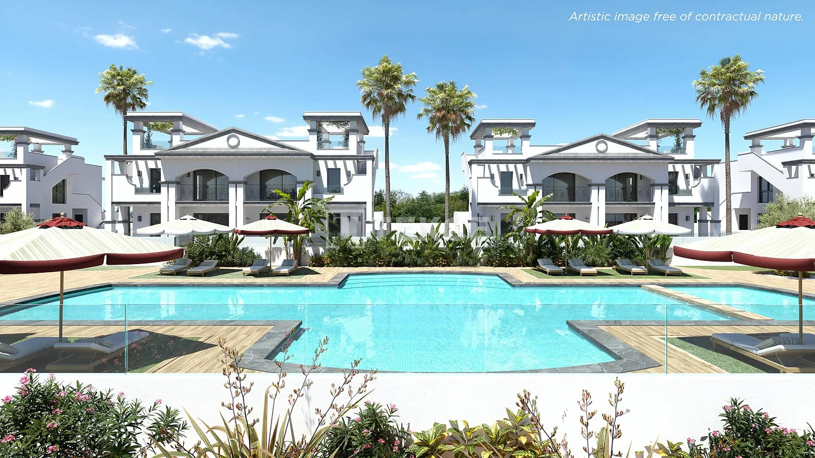3-Bedroom Penthouse with Private Garden in Rojales