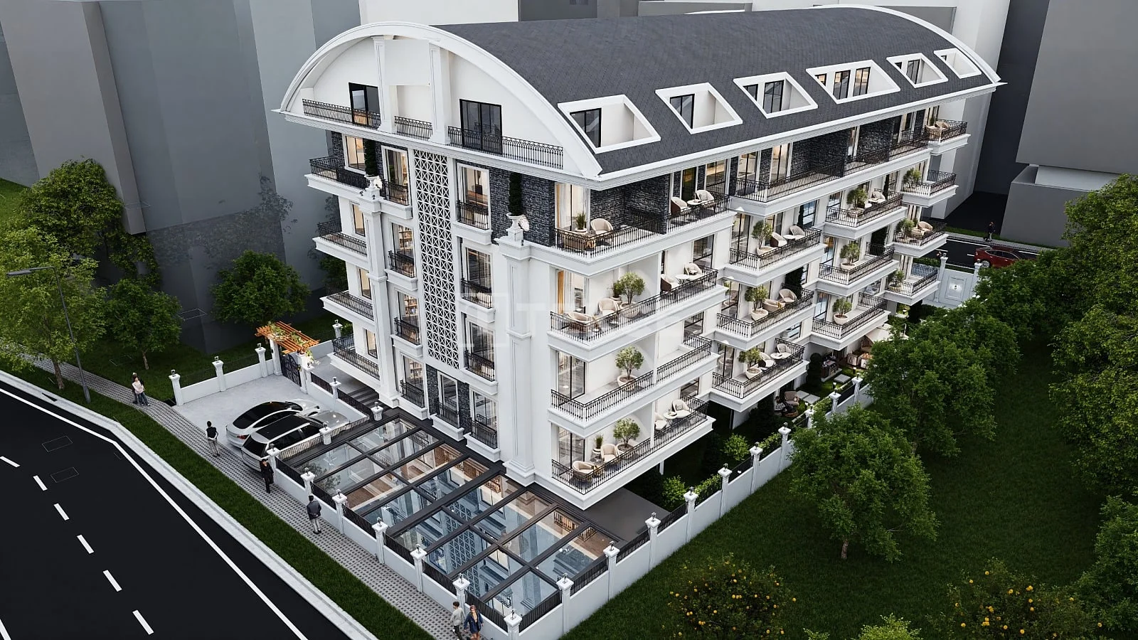 3-Bedroom Apartment with City View in Alanya City Center