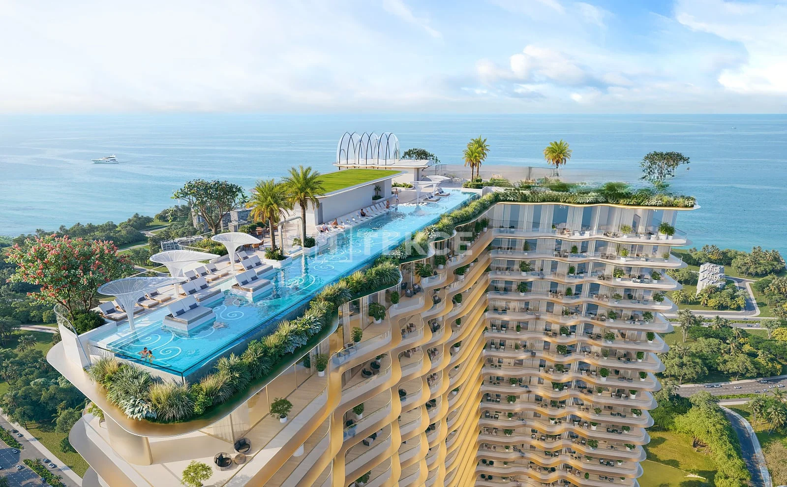 4-Bedroom Apartment with Sea View in Dubai Maritime City