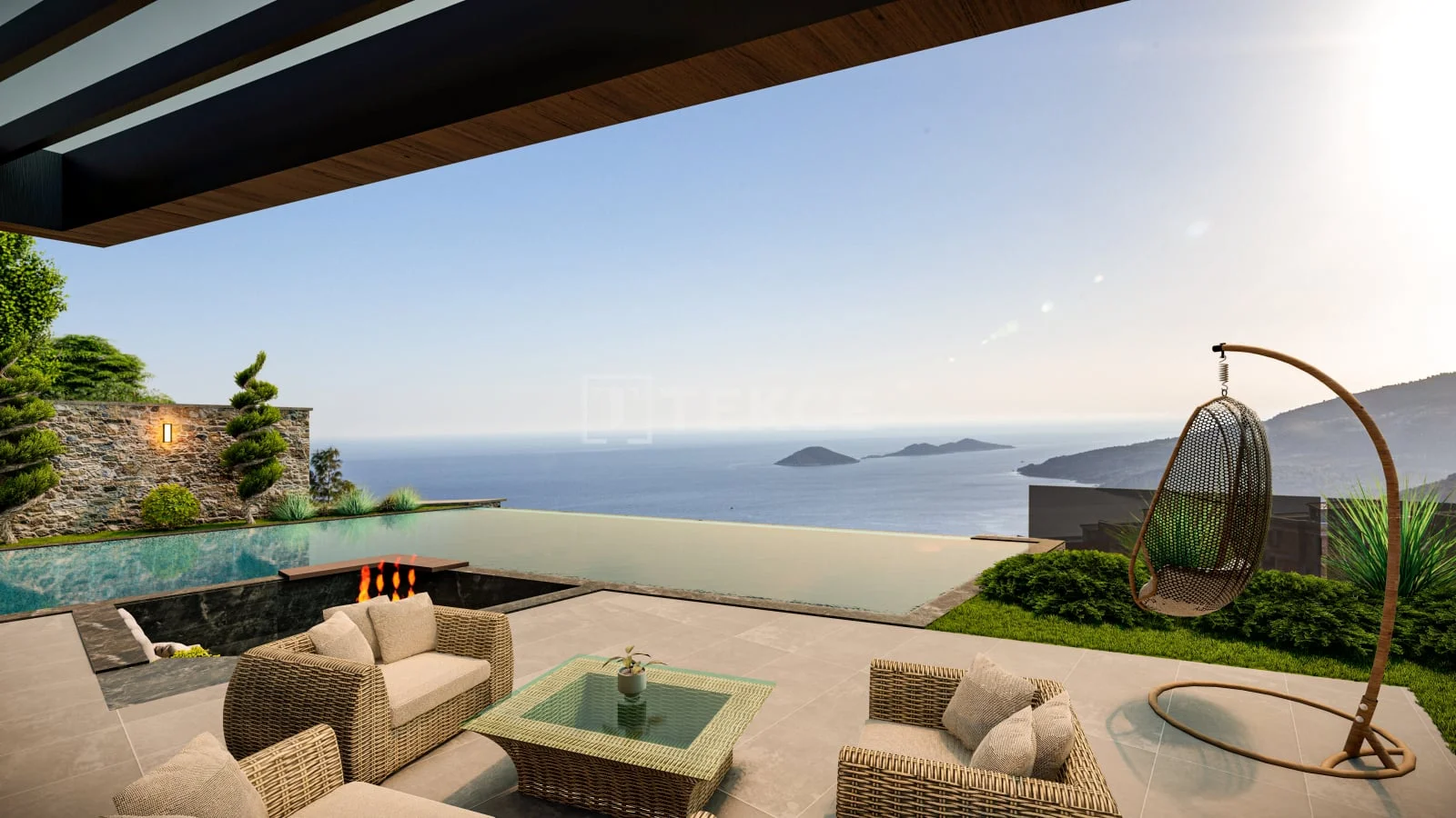 5-Bedroom Villa with Private Pool and Sea Views in Kas, Antalya, photo 4
