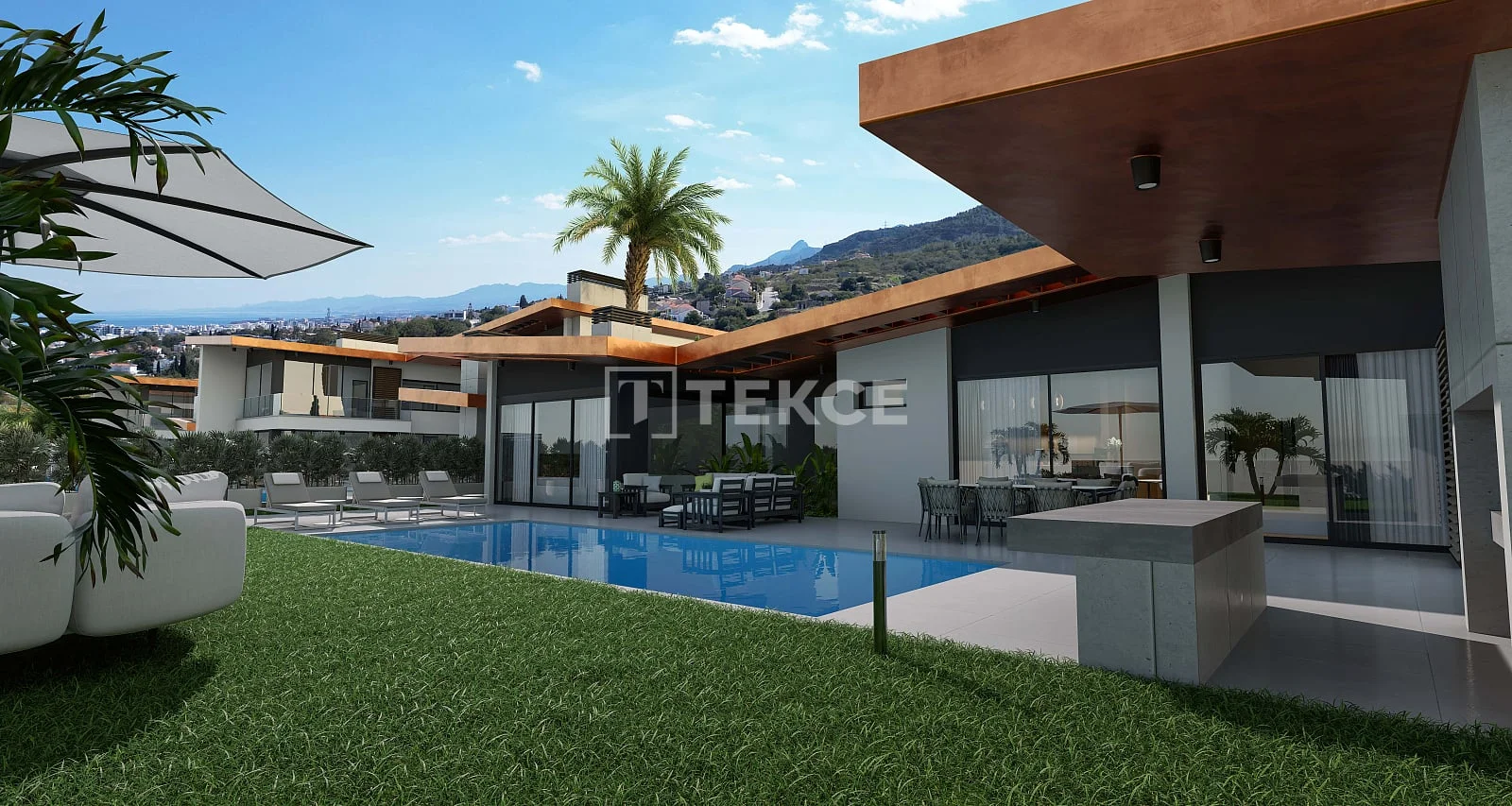 9-Bedroom Villa with Sea View, Spa and Private Pool in Kyrenia, photo 2