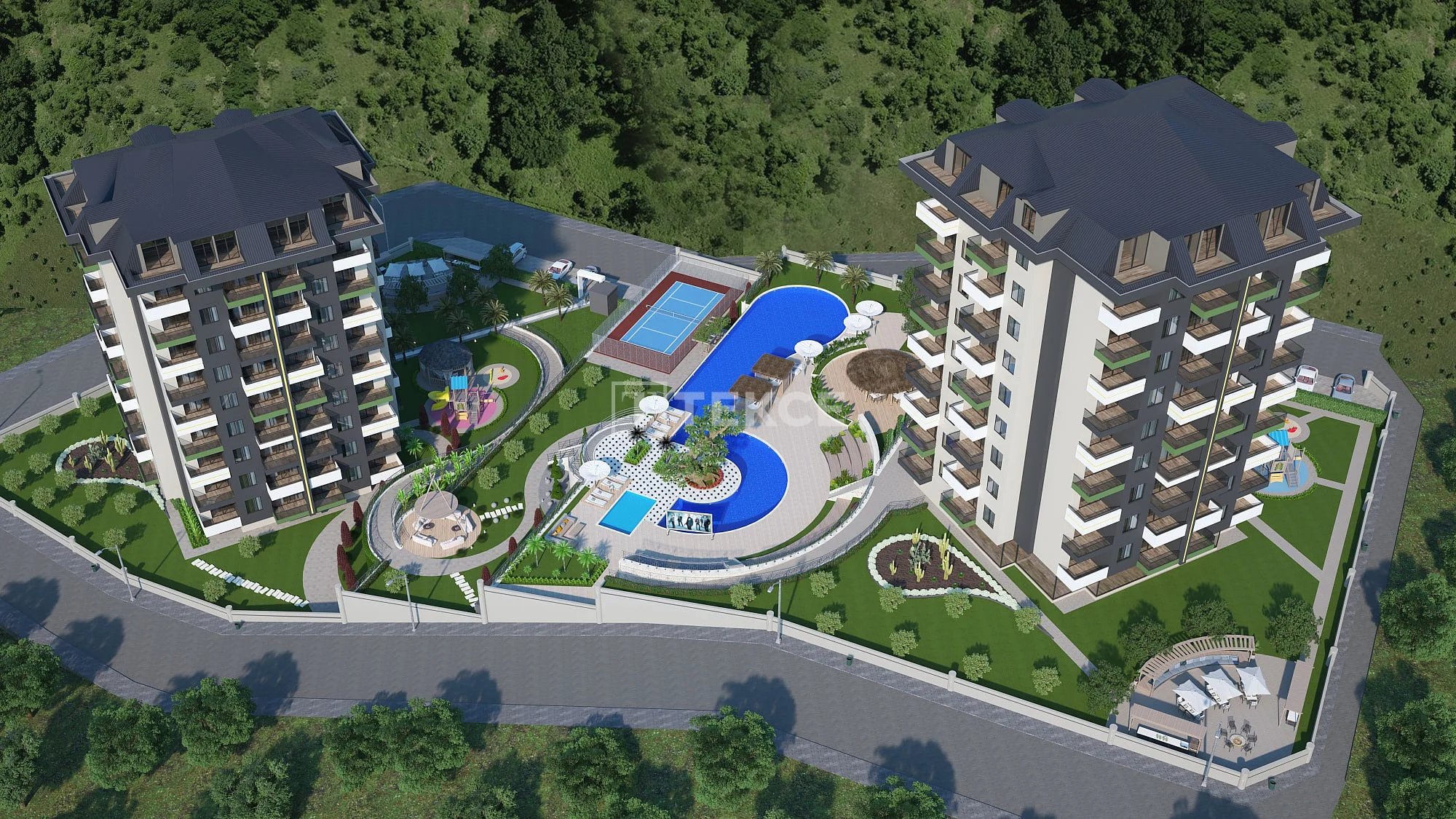 1-Bedroom Apartment with Sea and Mountain Views in Demirtas, Alanya, photo 2