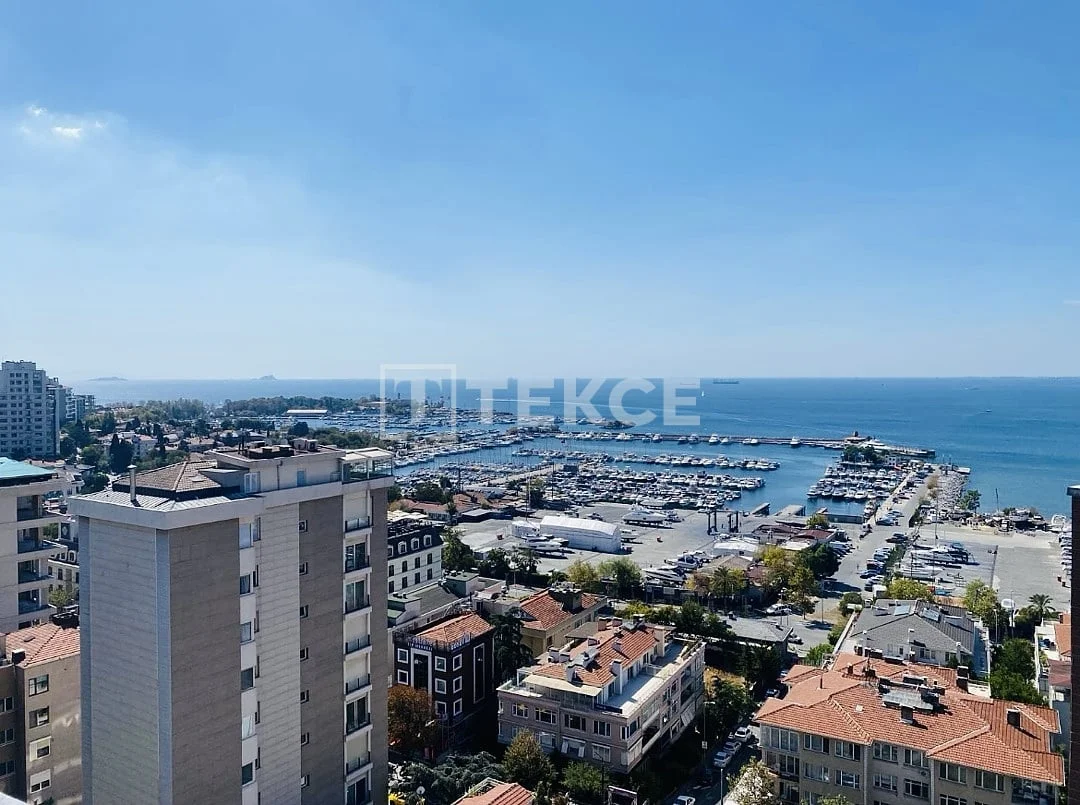 5-Bedroom Duplex Apartment with Sea and City Views in Kadikoy, Istanbul