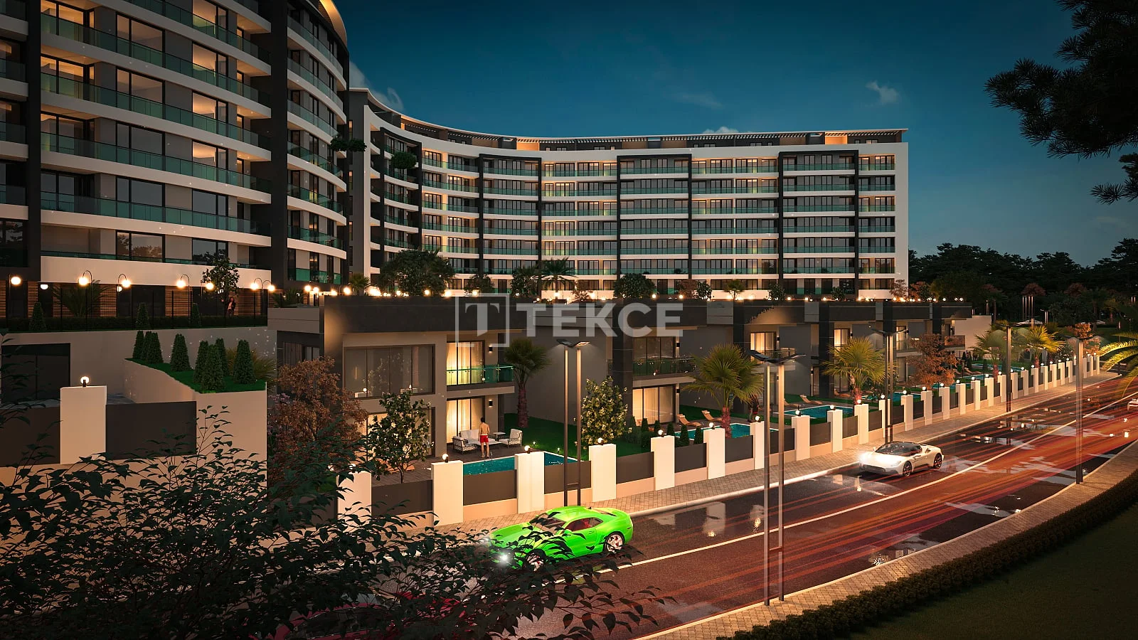 4-Bedroom Villa with Sea and City Views in Kepez, Antalya