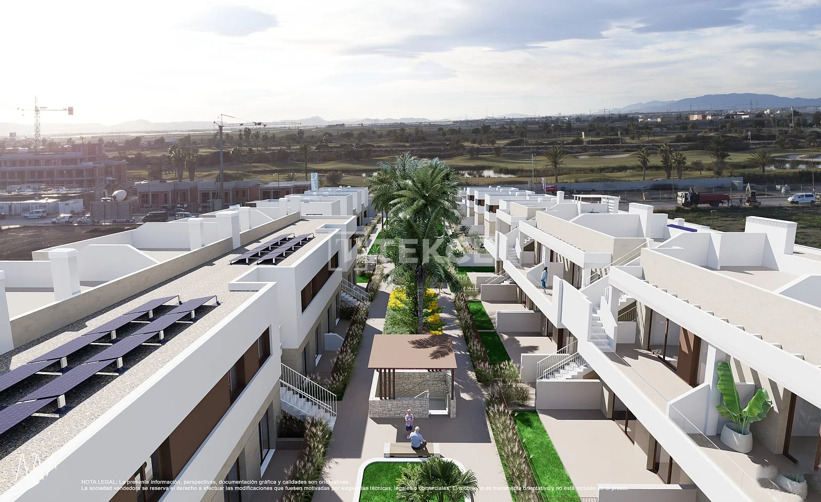 Пентхаусы и квартиры с садом в Лос-Алькасаресе, 145 м², фото 5