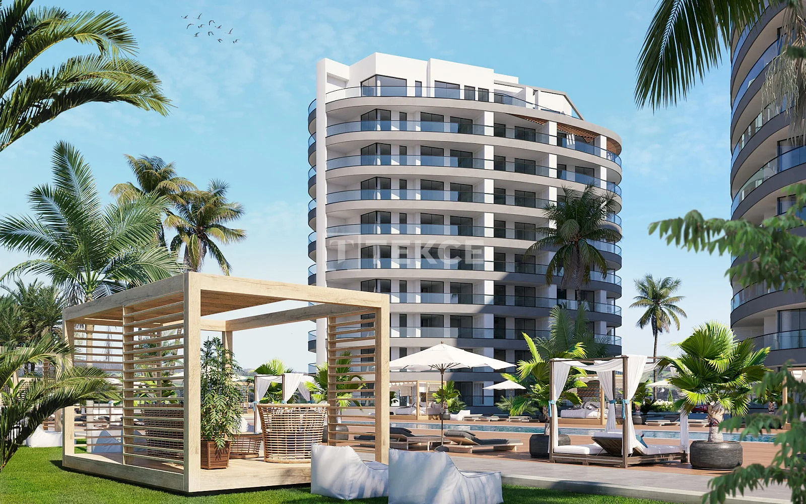 1-Bedroom Apartment with Sea View in Lefke, Cyprus