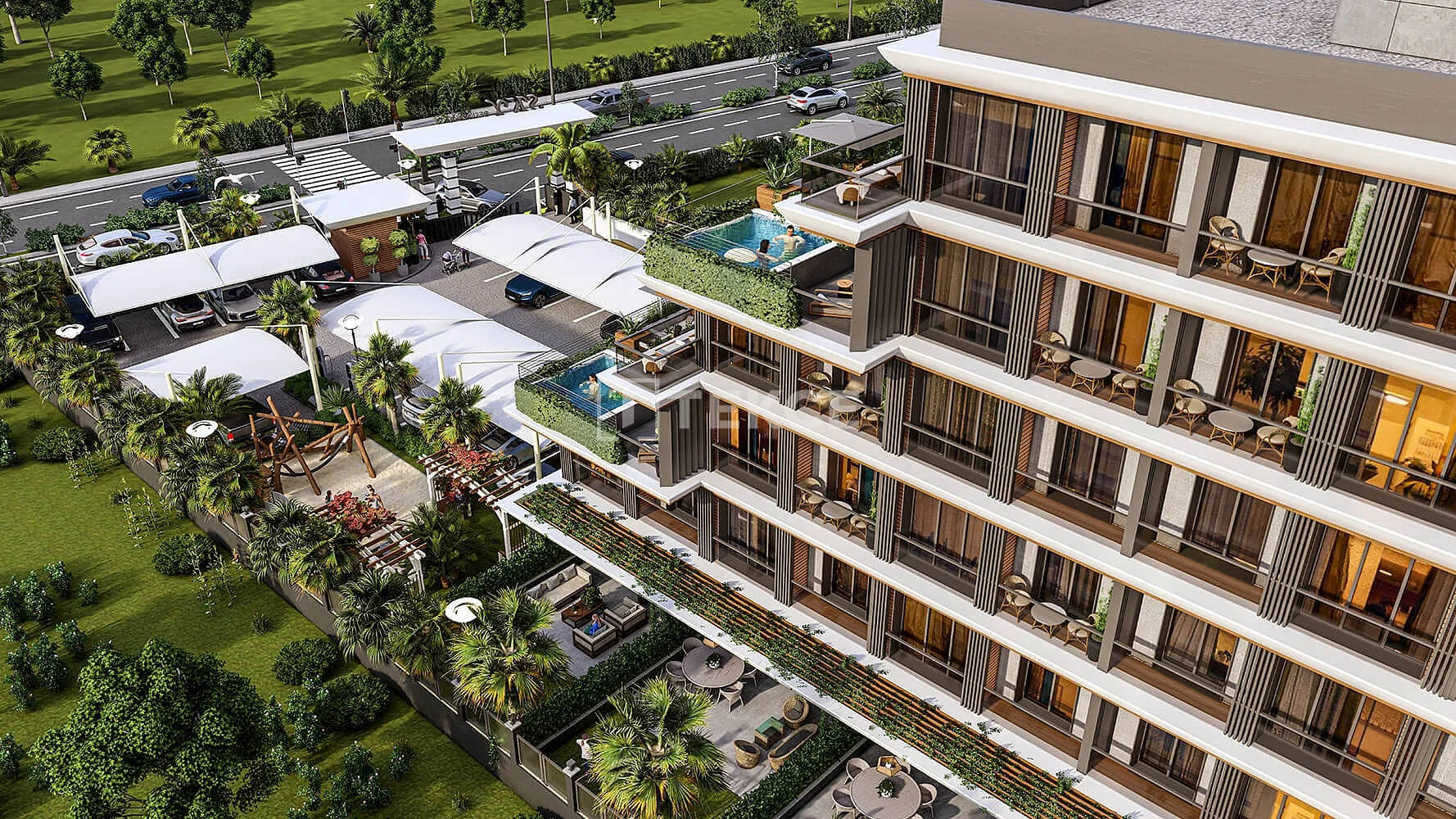 1-Bedroom Apartment with Private Pool in Aksu, Antalya, photo 4