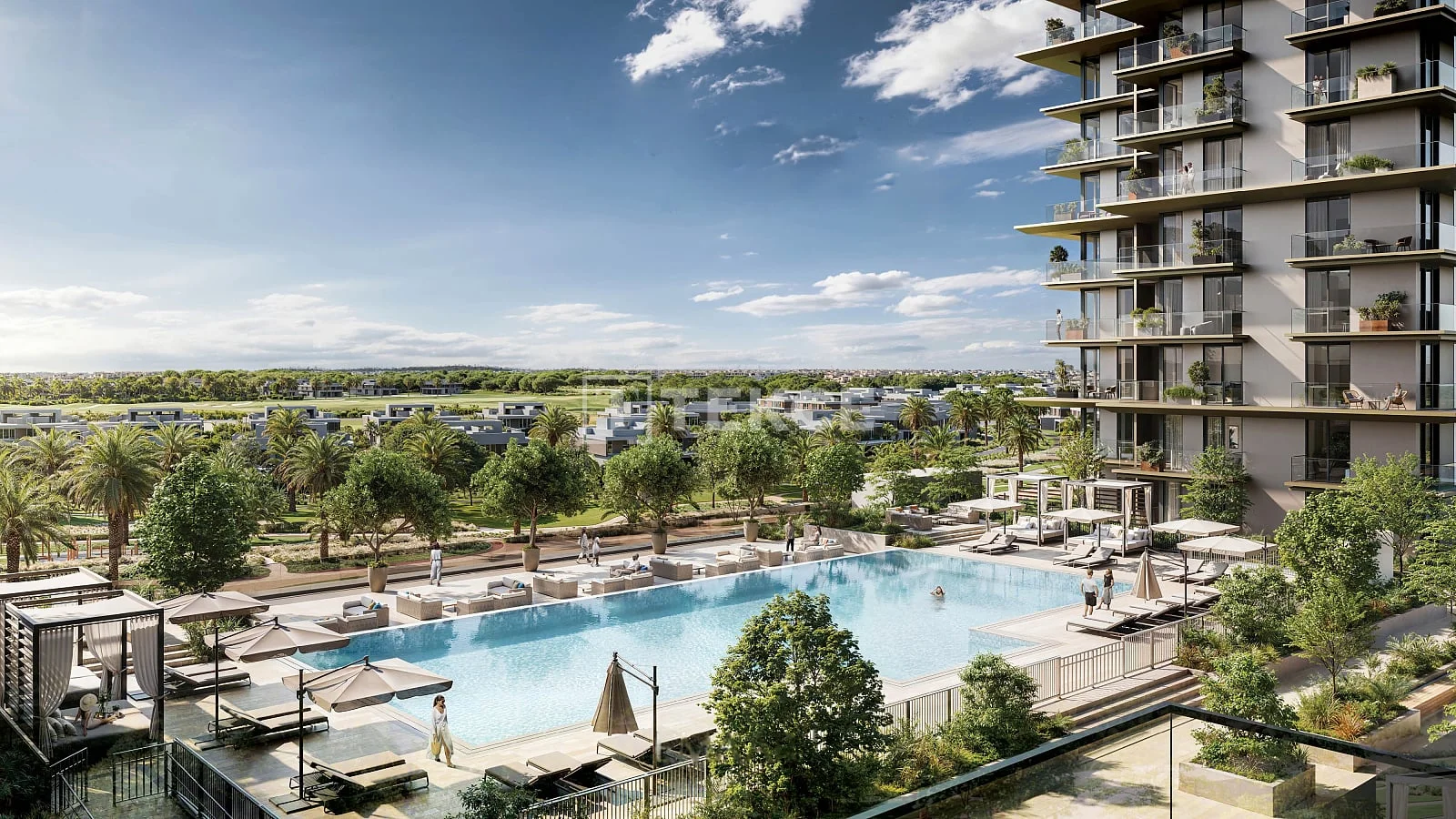 3-Bedroom Apartment with City and Golf Course Views in Dubai Hills Estate