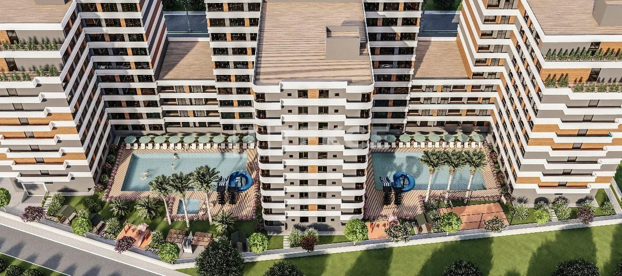 Studio with Sea and City Views in Mersin