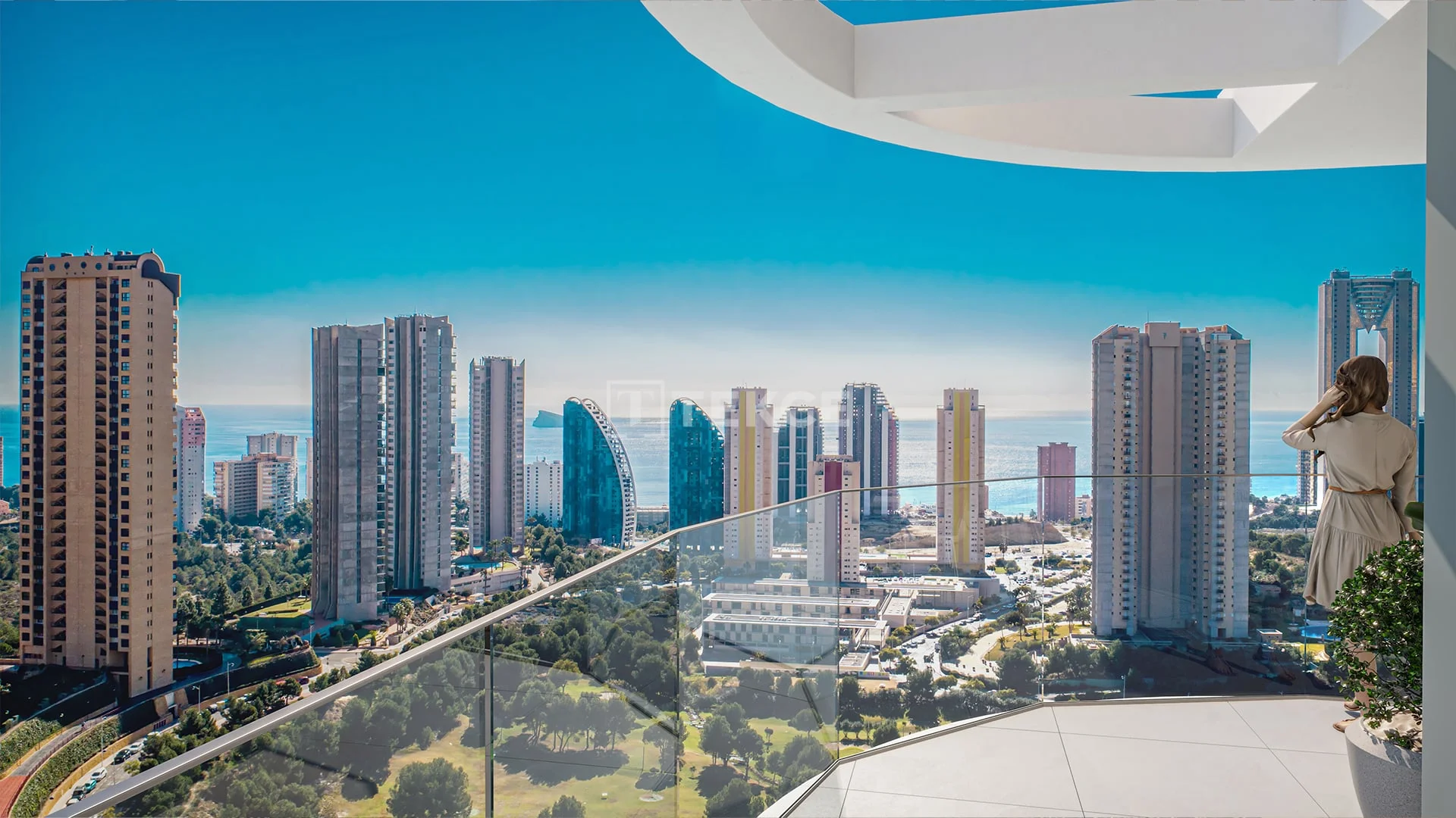 3-Bedroom Apartment with Sea View in Benidorm, Valencia