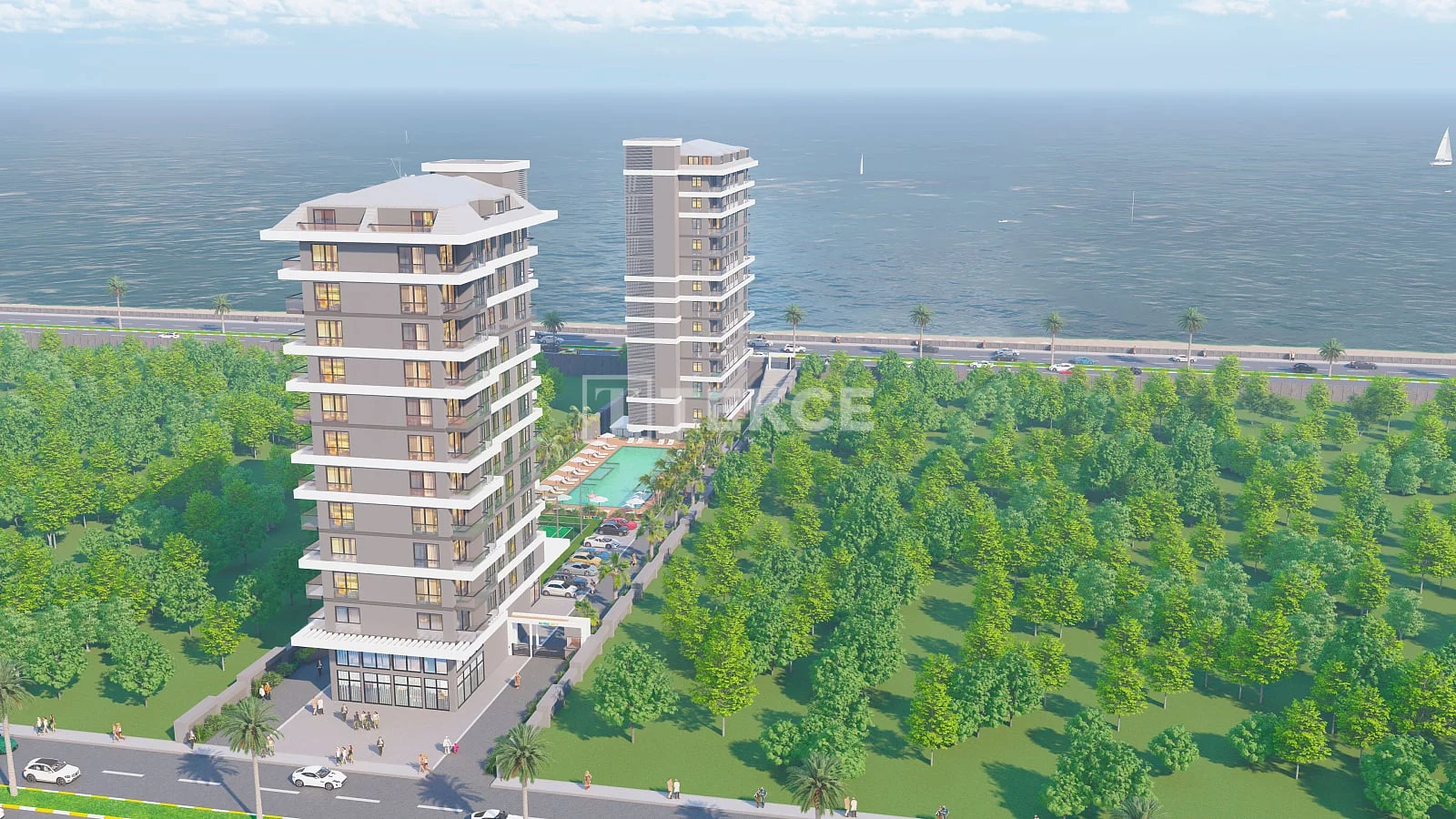 4-Bedroom Penthouse and Apartments with Sea View in Mahmutlar, Alanya, photo 2