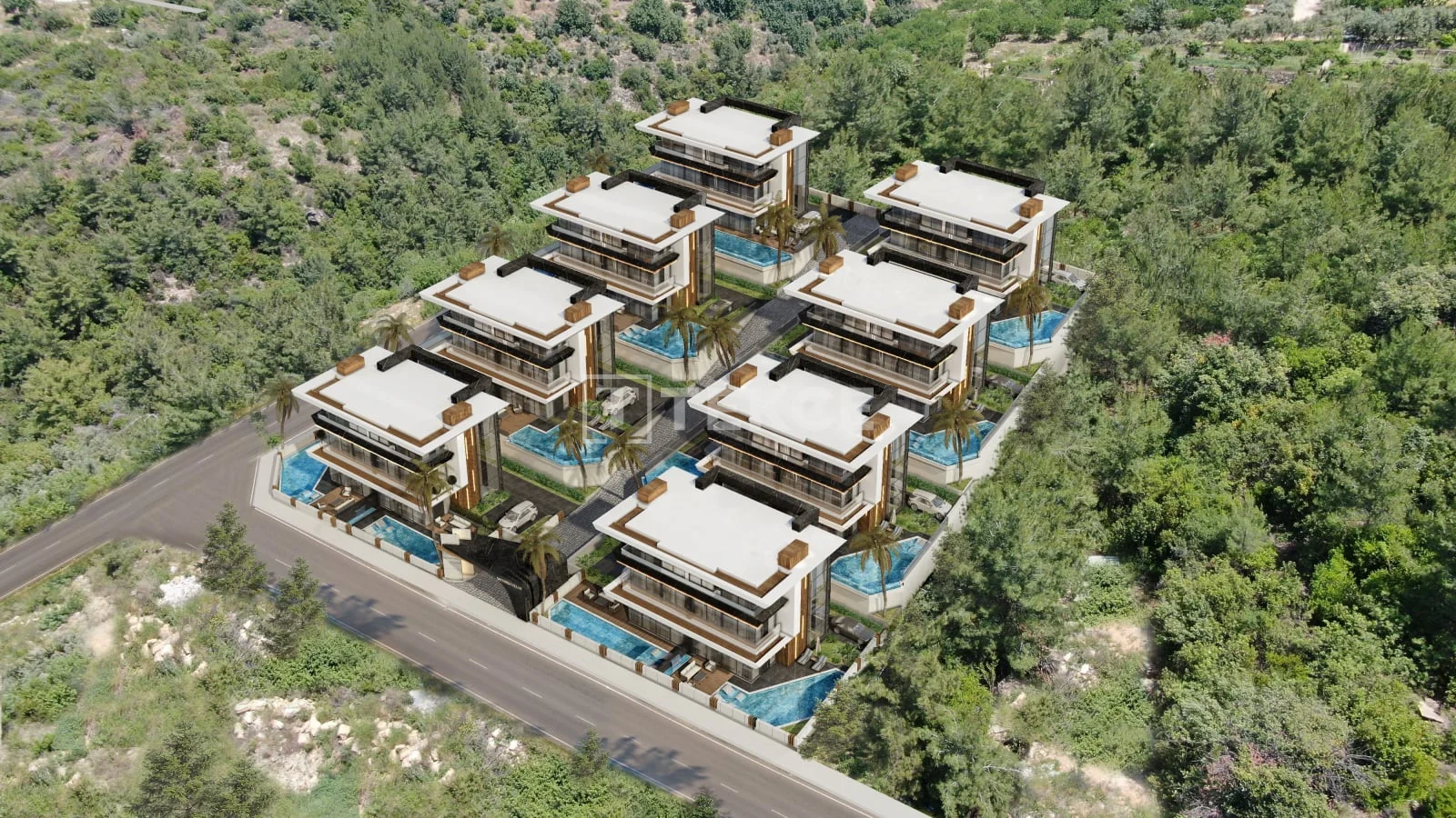 3-Bedroom Villa with Private Pool and Sea View in Oba, Alanya, photo 2