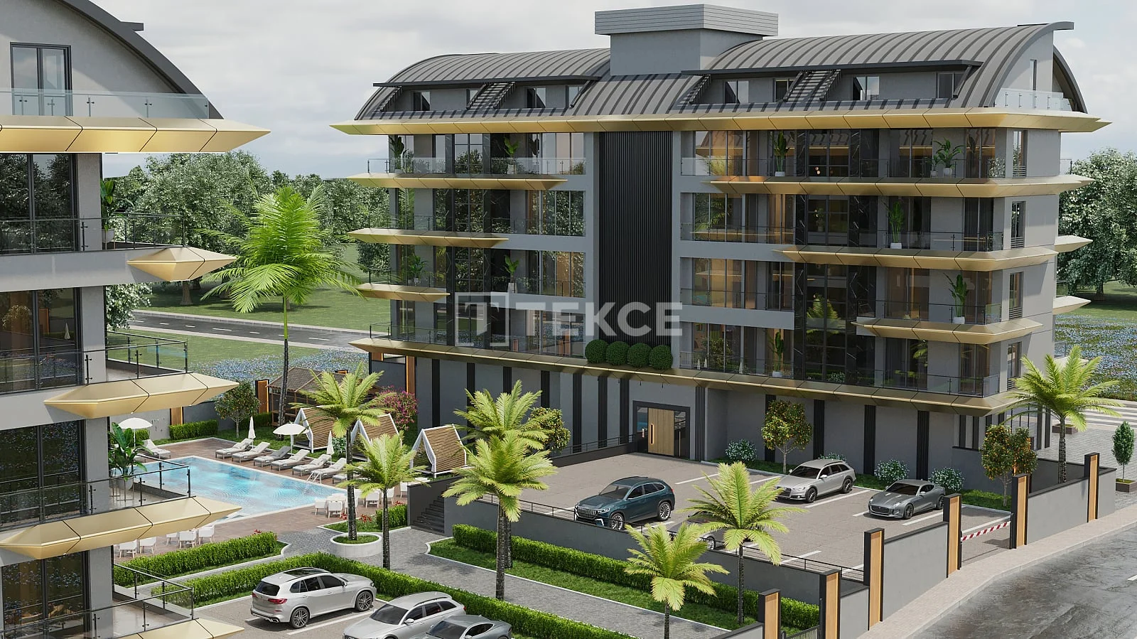 Penthouse and Apartments 500 m from the Beach in Kargicak, Alanya, photo 4