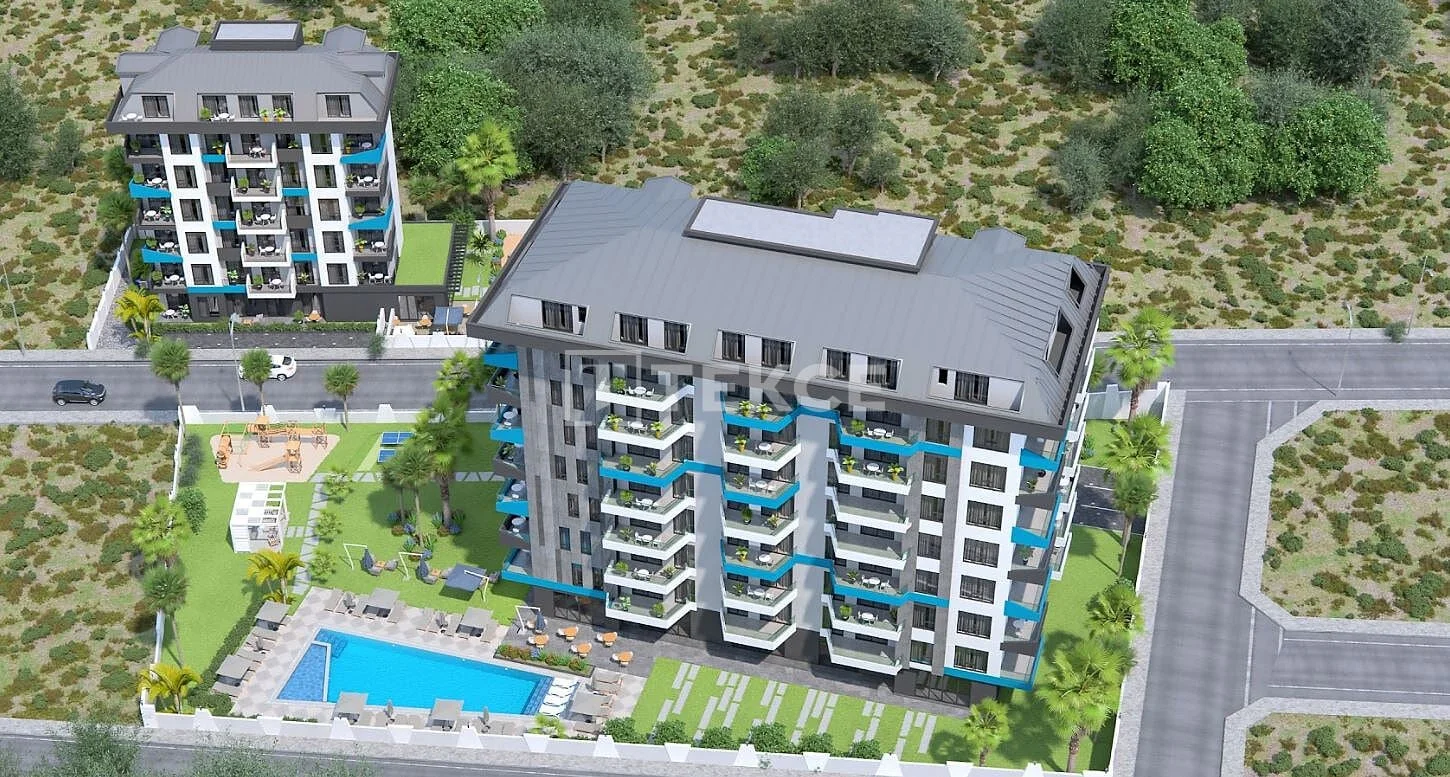 2-Bedroom Apartment with City and Mountain Views in Avsallar, photo 2