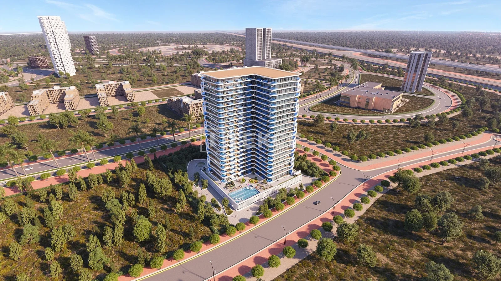1-Bedroom Apartment with City View in Duhail Land, Dubai, photo 3