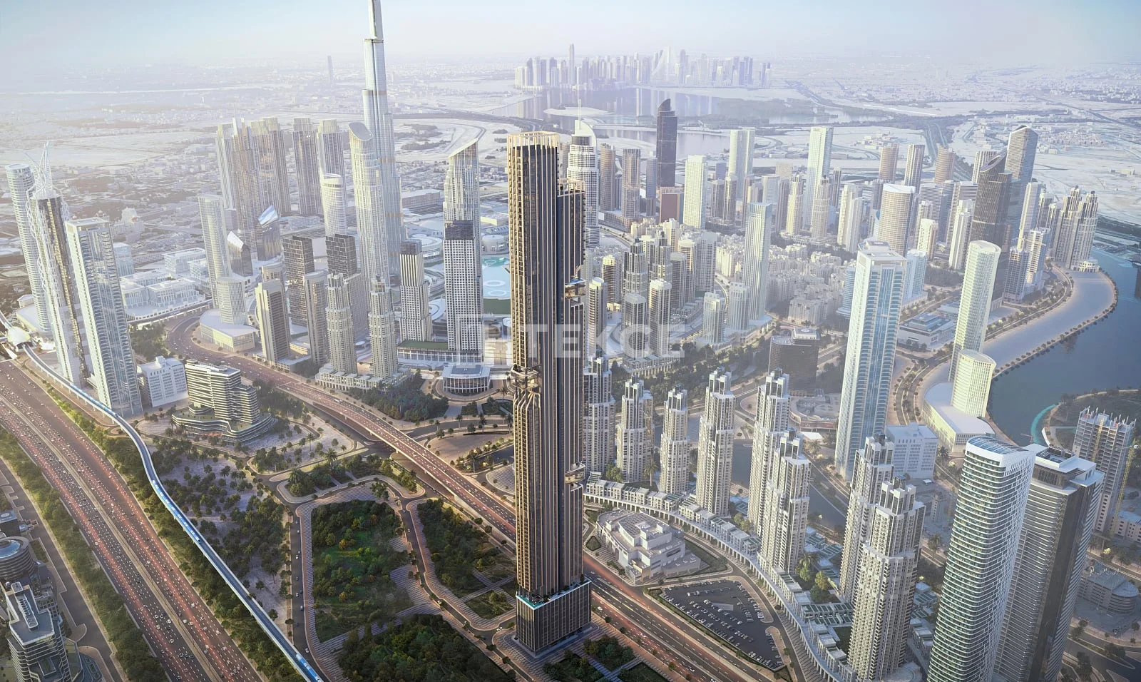 Апартаменты 3 комнаты (2 спальни) в DWTN Residences, Бизнес Бей, фото 5