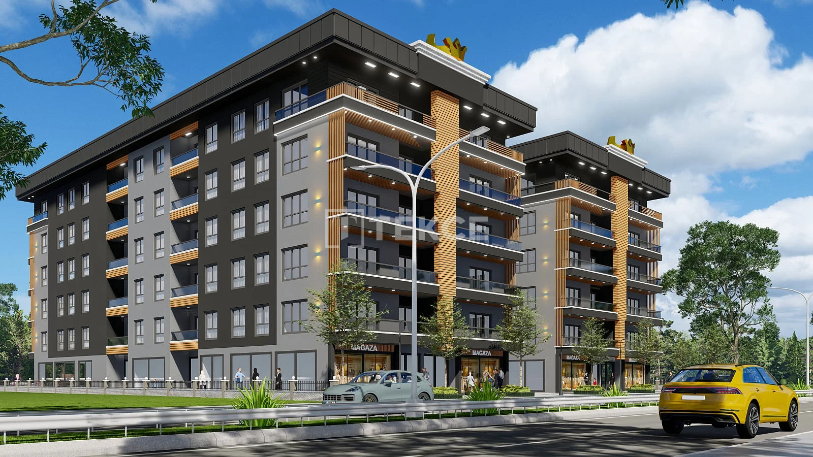 1-Bedroom Apartment with Sea and City View in Yalova