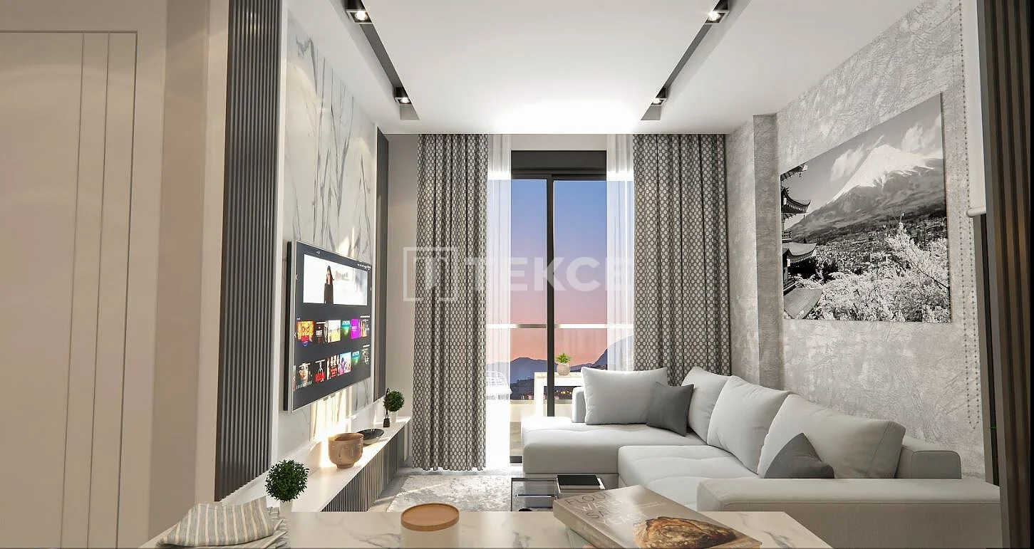 2-Bedroom Apartment with City and Mountain Views in Avsallar, photo 5