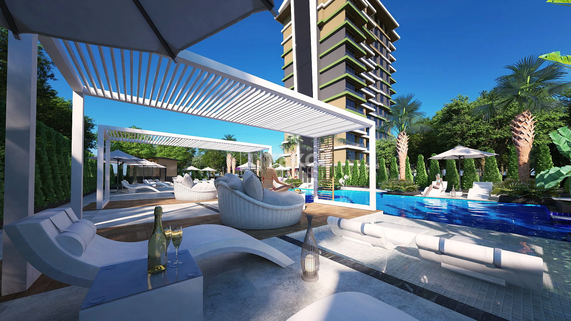 4-Bedroom Penthouse with Sea View in Mahmutlar, Alanya, photo 3