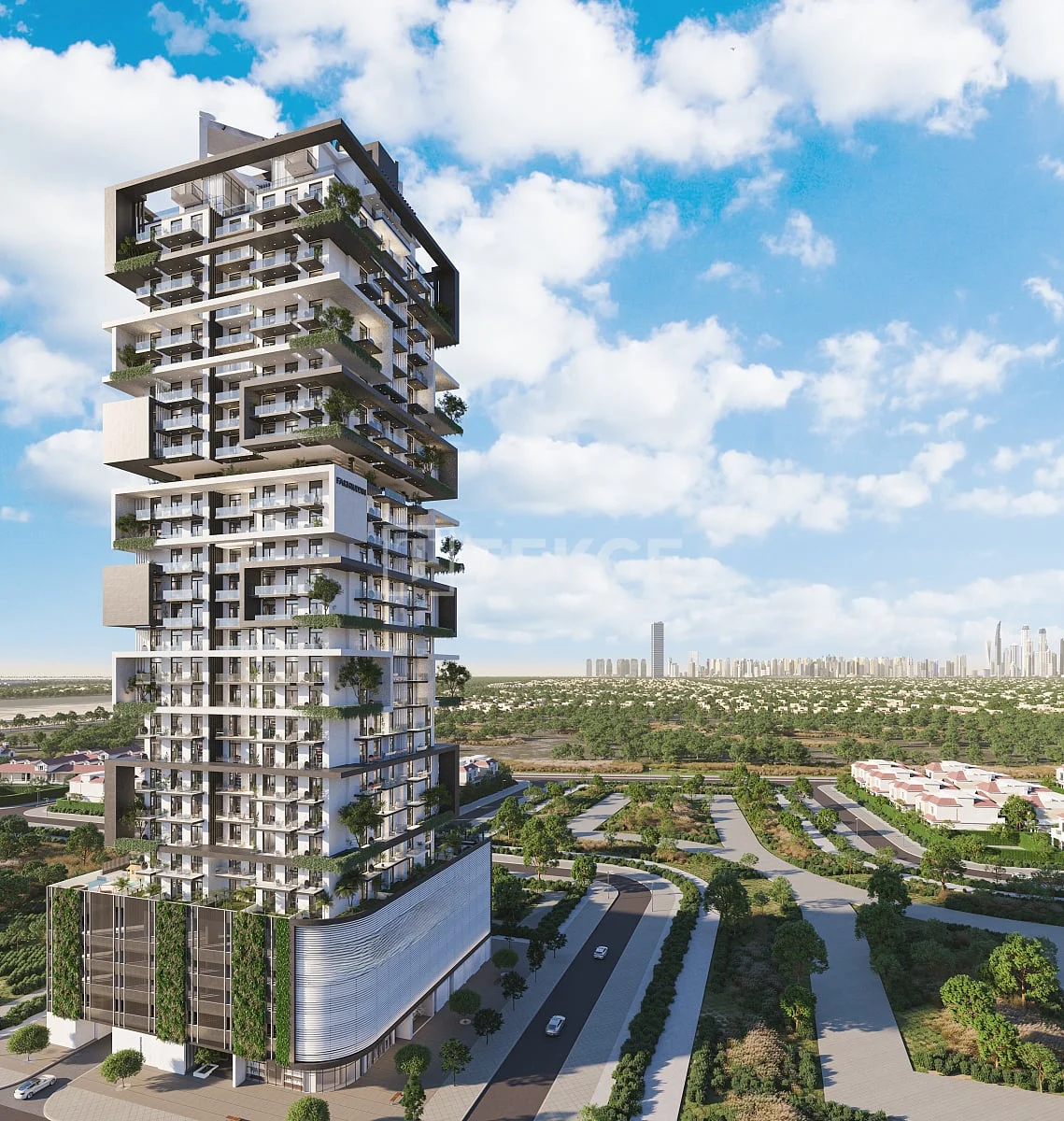 1-Bedroom Apartment with Balcony and Terrace in Jumeirah Village Triangle, Dubai