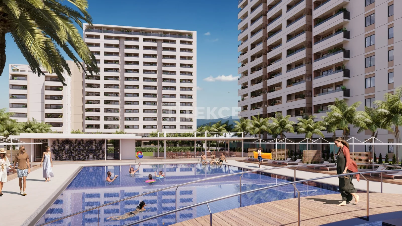 1-Bedroom Apartment with Sea View in Mersin
