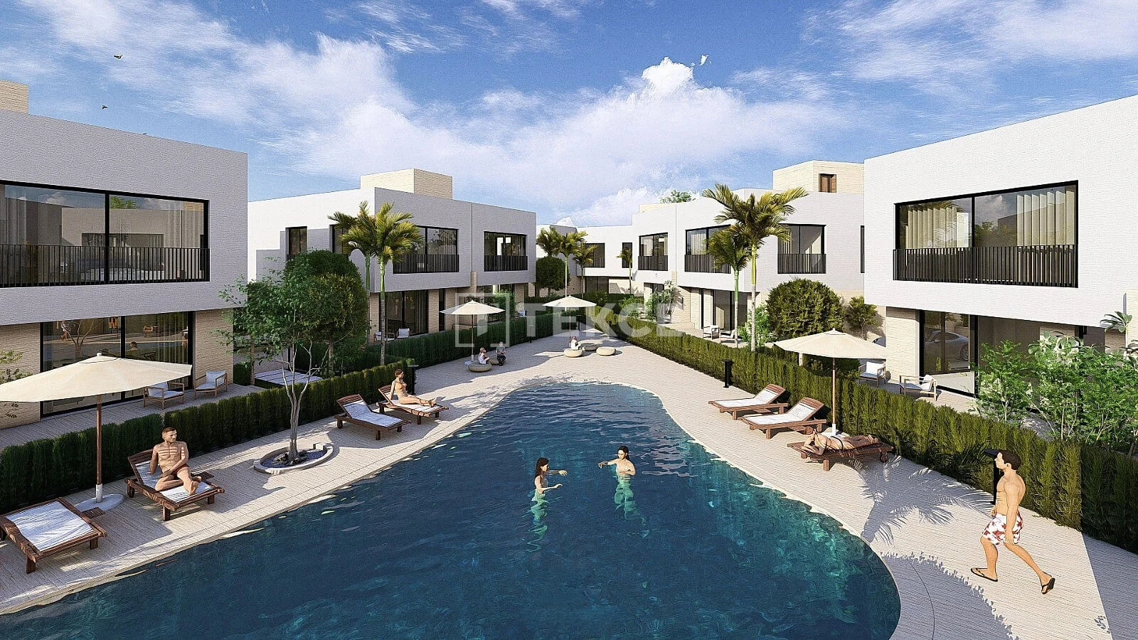 3-Bedroom Villa with Private Garden in Aksu, Antalya