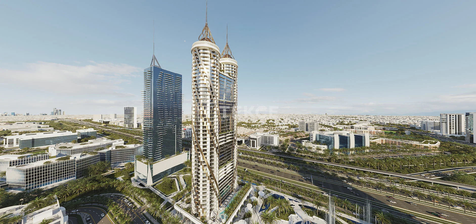 2-Bedroom Apartment with Sea and City Views in Al Sufouh, Dubai