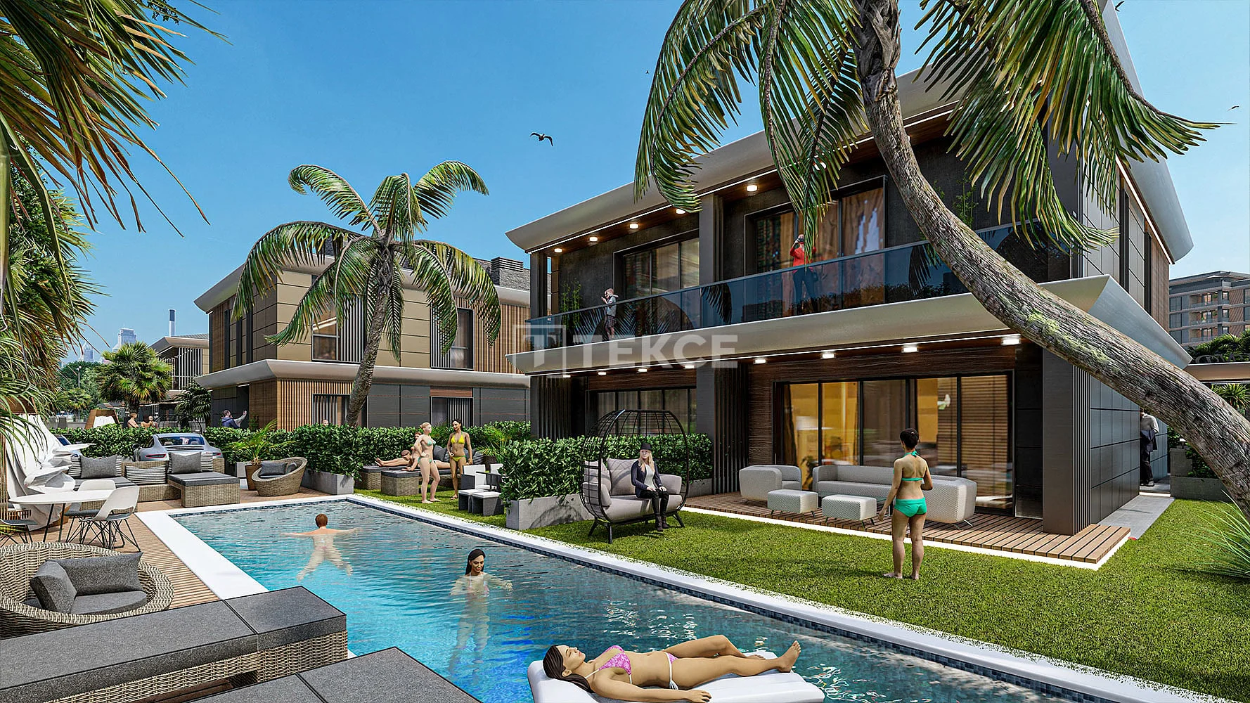 4-Bedroom Villa with Private Pool in Muratpasa, Antalya