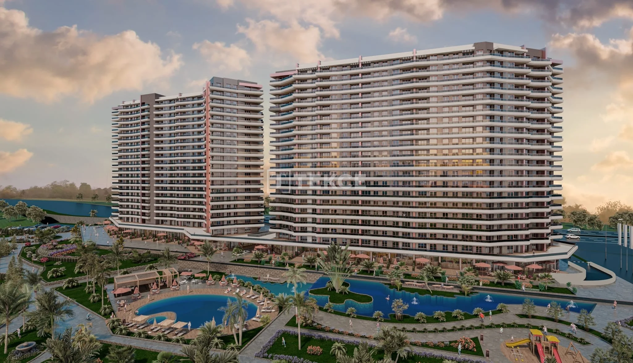 1-Bedroom Apartment with Lake and Sea Views in Buyukcekmece, Istanbul