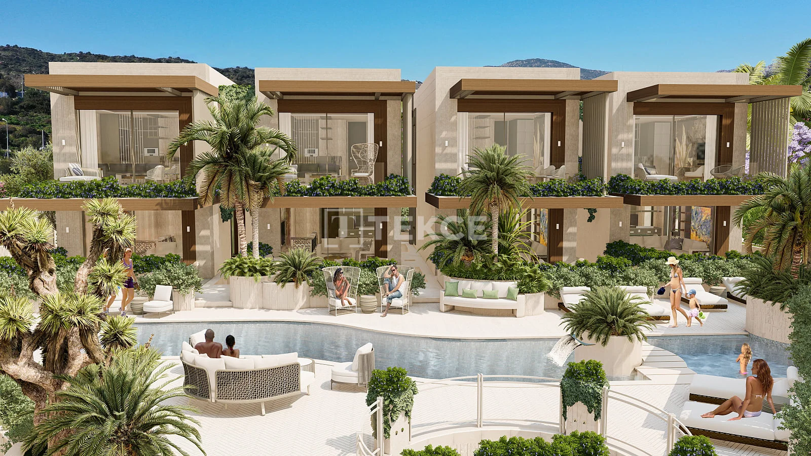 3-Bedroom Apartment with Private Pool and Sea View in Bodrum