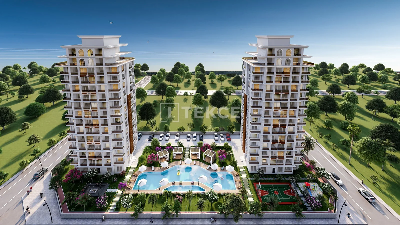 1-Bedroom Apartment with Sea View in Mersin
