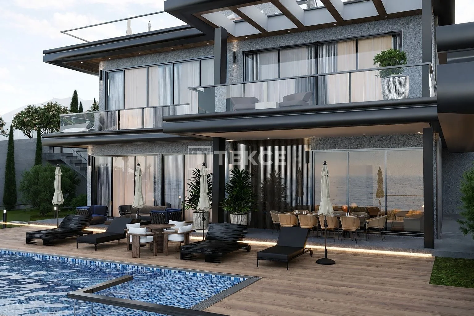 4-Bedroom Villa with Private Pool and Sea View in Kyrenia