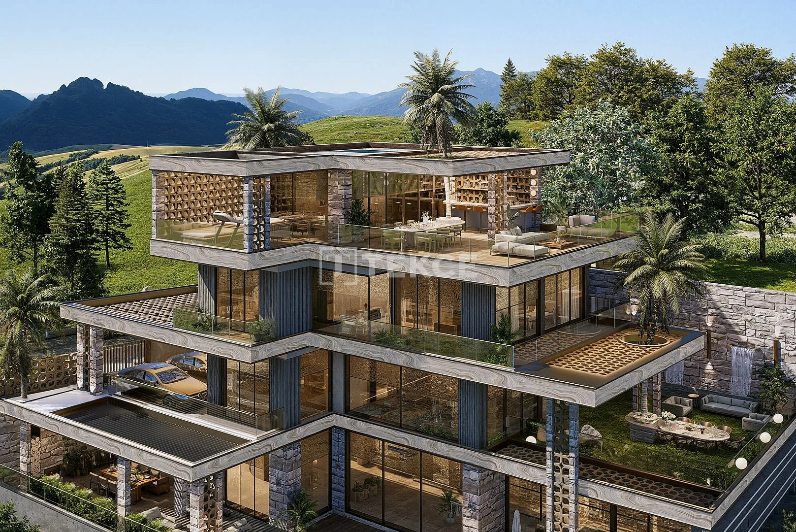 4-Bedroom Villa with Sea View and Smart Home System in Kargicak, Alanya, photo 5