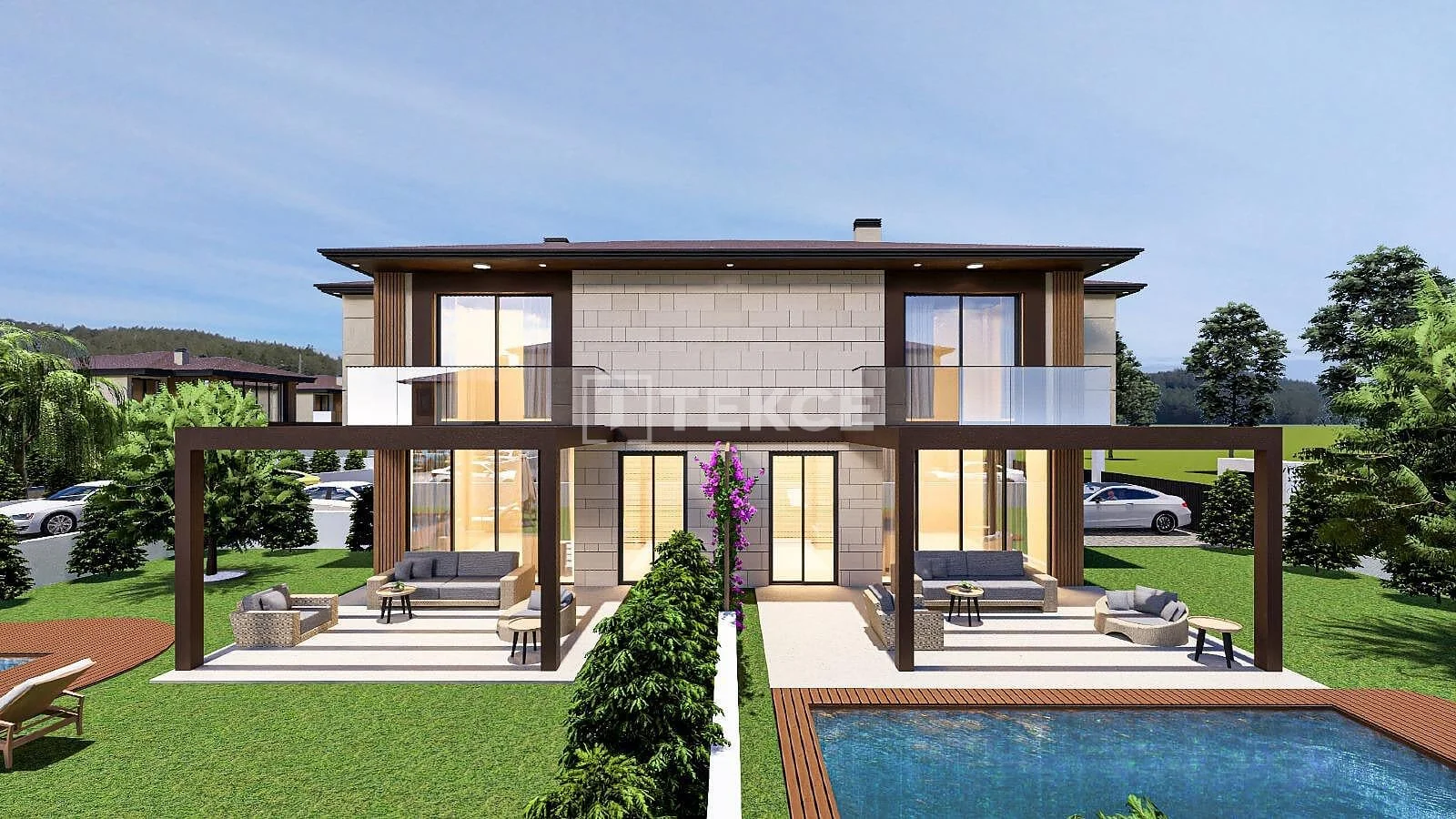4-Bedroom Duplex Villa with Private Pool in Ula, Mugla, photo 2