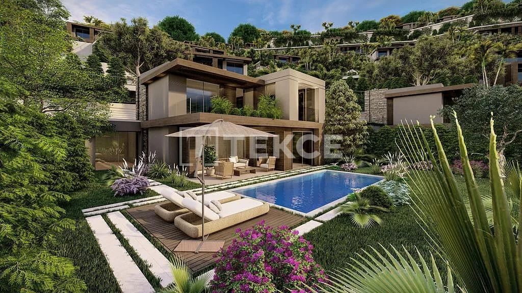 2-Bedroom Villa with Private Pool and Sea View in Bodrum