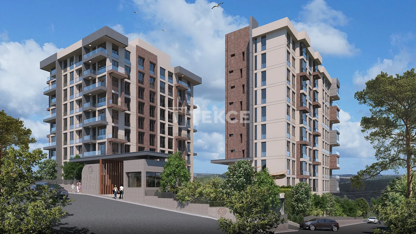 2-Bedroom Apartment with Forest and City Views in Kagithane, Istanbul