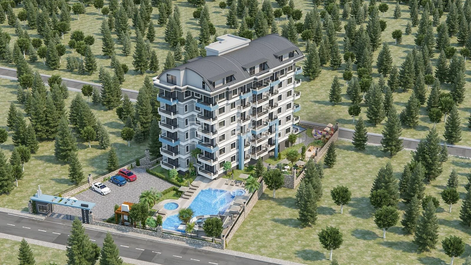 1-Bedroom Apartment with Sea View in Alanya, photo 3