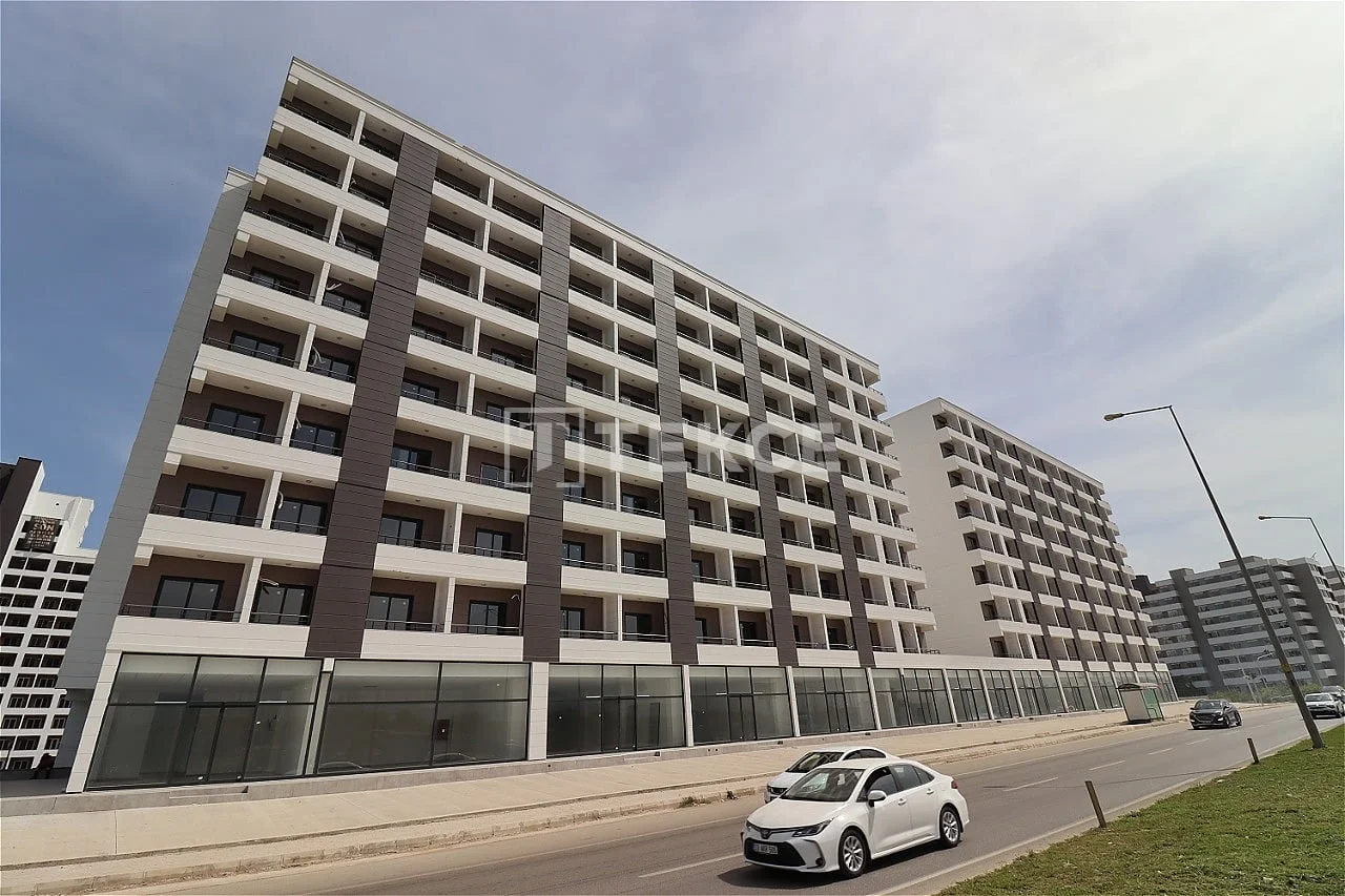 Студия 34 м² на 8 этаже в новом комплексе, Мерсин, фото 3