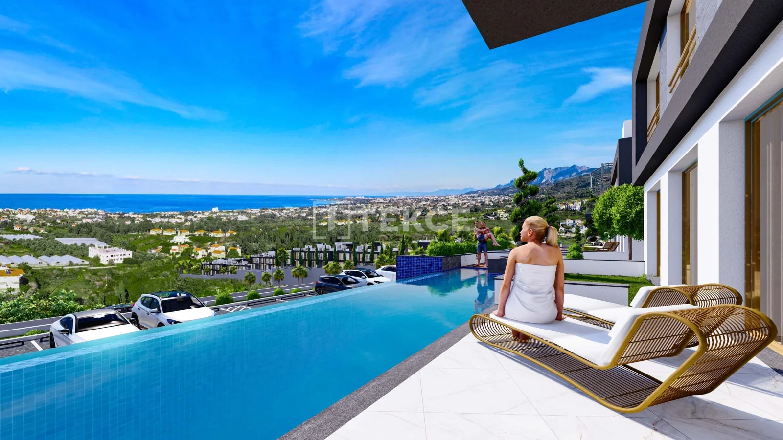 3-Bedroom Apartment with Sea View in Kyrenia