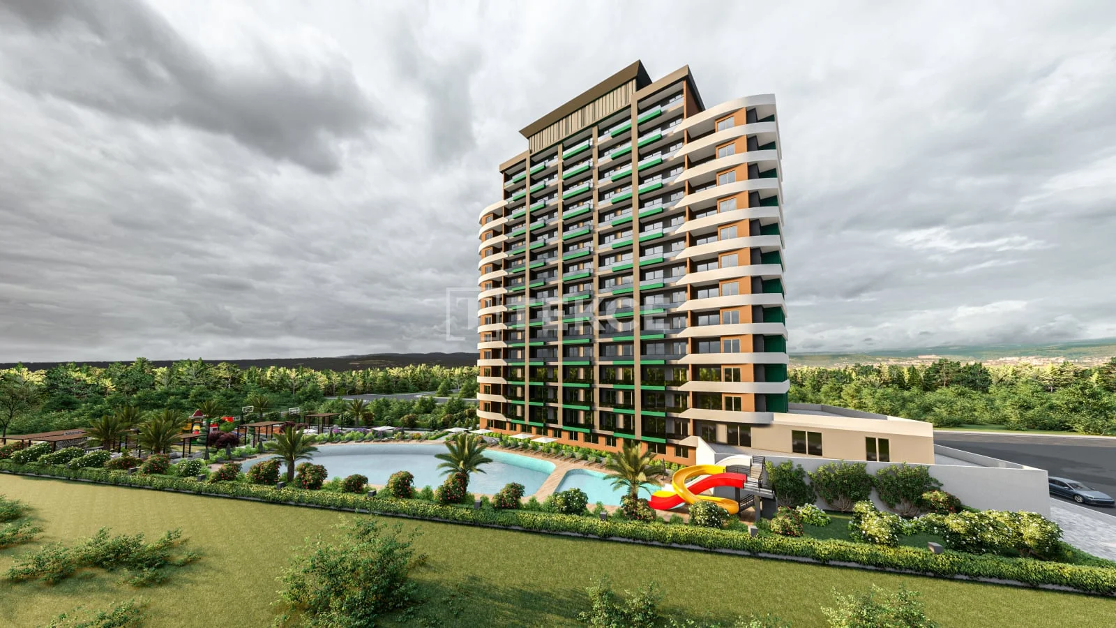 1-Bedroom Apartment with Sea View in Mersin